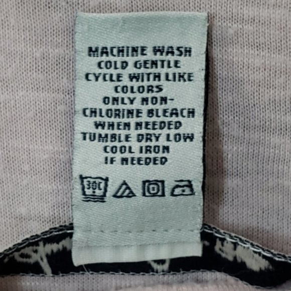 American Rag Cie 1984 Pale Pink Top with Lace Neckline, Size: L - Picture 7 of 7